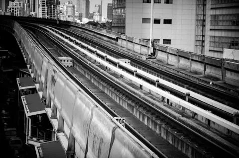 Metro rail Stock Photos