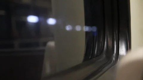 Metro Red Line Subway Window - Los Angeles, CA 스톡 동영상 88896353