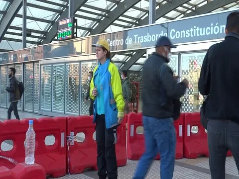 Metro security control 2 스톡 동영상 128015456