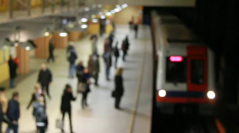 Metro station 1 Video stock 742094