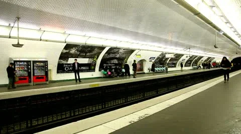 Metro station Stock Footage 10877857