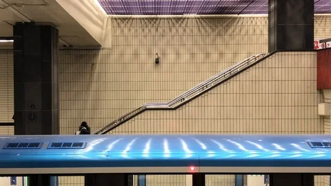 Metro Station Stock Footage 120314516