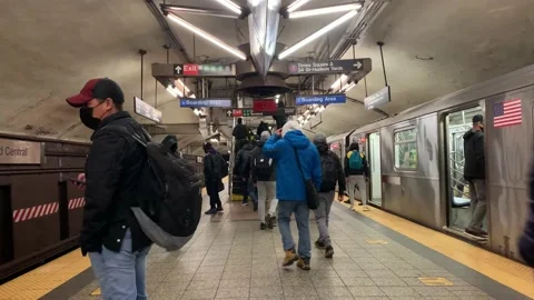 Metro Station in USA Video stock 180437551