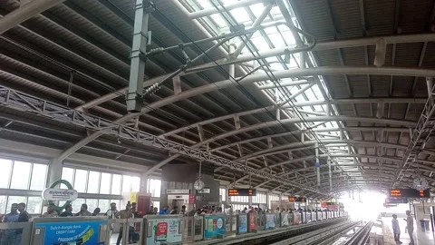 Metro Station View Stock Footage 308881652