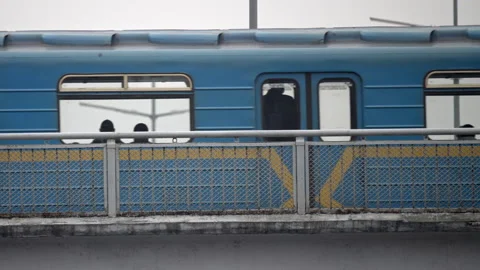 Metro stop cityscape Stock Footage 152246413