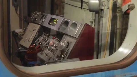 Metro Train Driver Cabin. Starting Movement Stock Footage 324813394