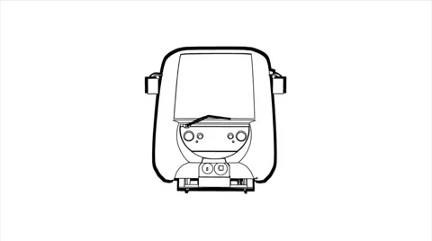 Metro train Stock Footage 47144867