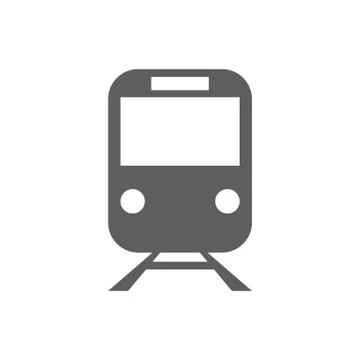 Metro train icon Stock Illustration