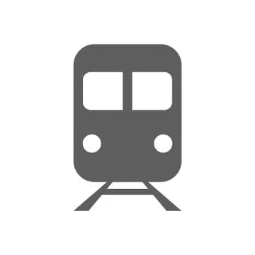Metro train icon Stock Illustration