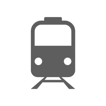 Metro train icon Stock Illustration