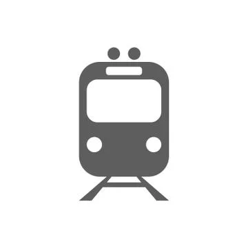 Metro train icon Stock Illustration
