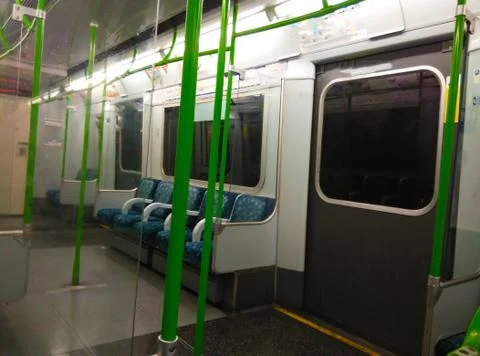 The metro train in Paris Stock Photos