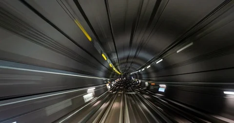 Metro tunnel Stock Footage 116135726
