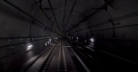 Metro tunnel Video stock 126939023