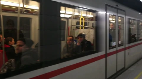 Metro in Vienna Stock Footage 67432140