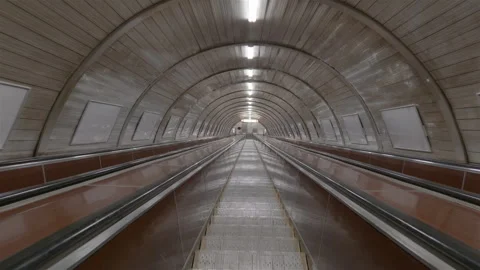 Metro without people Video stock 273314596