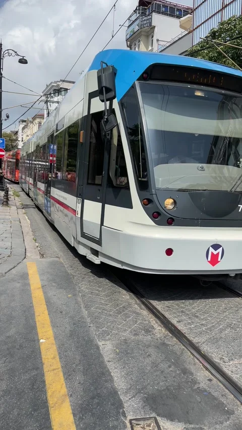 Metrobus in the city Stock Footage 230023085