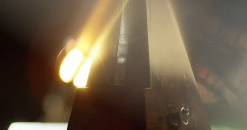 Metronome and lens effect Stock Footage 114836508
