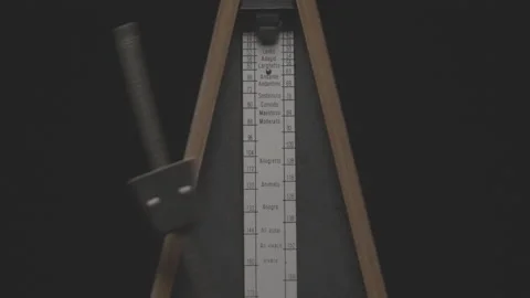 Metronome close up Video stock 163951128