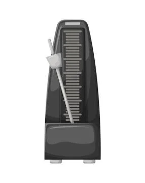 Metronome with Pendulum in Motion, Science Vector イラスト素材