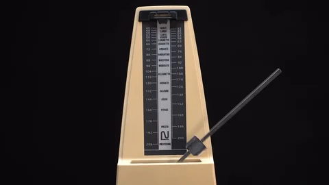Metronome presto Video stock 129247703