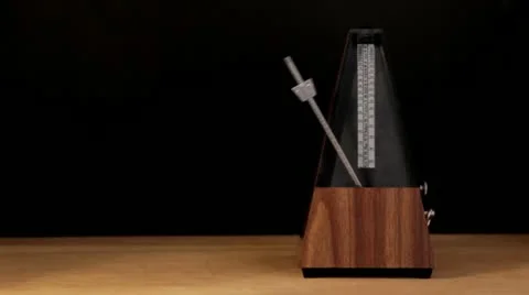 Metronome on  shelf Stock Footage 10909331