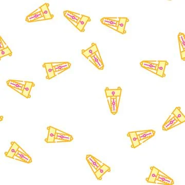 Metronome tool vector seamless pattern 스톡 일러스트