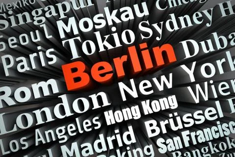 Metropolis berlin Stock Illustration