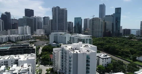 The Metropolis of downtown Miami Stock Footage 157255982