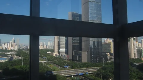 Metropolis elevator Video stock 118686627