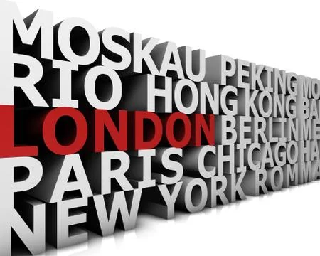 Metropolis london Stock Illustration
