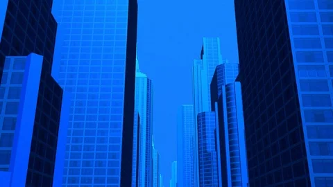 Metropolis Look Front Up Stock Footage 98588310