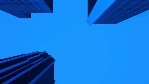 Metropolis Look Up Vertical Stock Footage 98588313