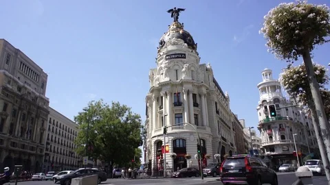Metropolis Madrid Video stock 100755695