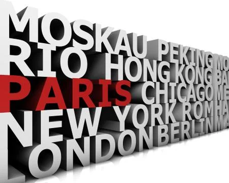 Metropolis paris Stock Illustration