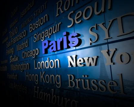 Metropolis paris Stock Illustration