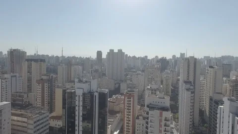 Metropolis Sao Paulo Stockbeeldmateriaal 87967962