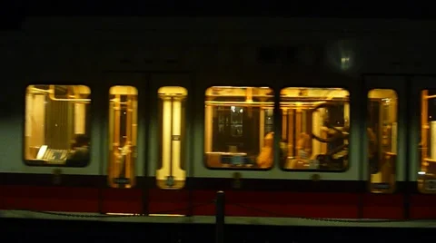 Metropolitan Area Express Train Stock Footage 12421264