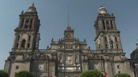 Metropolitan Cathedral of Mexico 库存影片 276185651