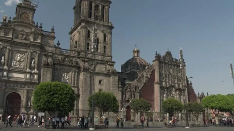 Metropolitan Cathedral of Mexico 库存影片 276185766
