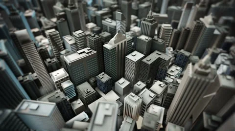 Metropolitan City. Loop animation. Stock Footage 41251409