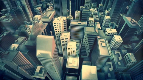 Metropolitan City. Loop animation. Stock Footage 41251508
