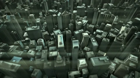 Metropolitan City. Loop animation. Stock Footage 41251618
