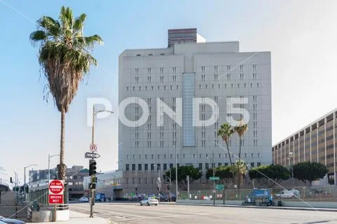 Metropolitan Detention Center building Stock Photos