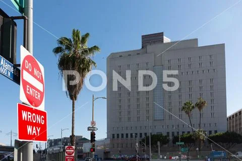 Metropolitan Detention Center building Stock Photos