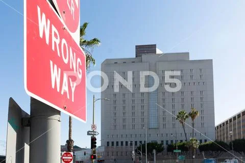 Metropolitan Detention Center building Stock Photos