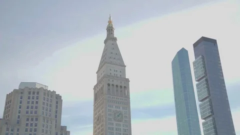 The Metropolitan Life Clock Tower Stock Footage 85264606