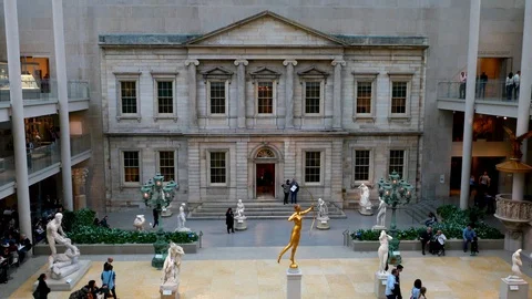 Metropolitan Museum of Art Stock Footage 113227729