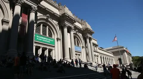 Metropolitan Museum III Stock Footage 21309992