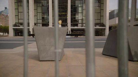 Metropolitan Opera House Closed During Covid-19 Pandemic Stock Footage 130142710